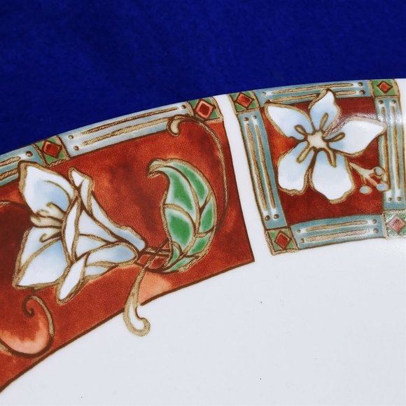 Serving Bowl Pasta Bowl Pfaltzgraff Pattern "Mission Flower" 11" Diameter - Picture 8 of 8